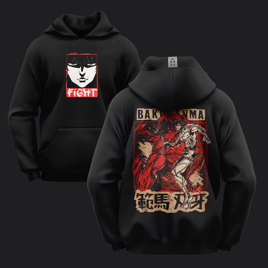 Baki the Grappler P07 Duks - Anbu Clothing Brand Anime garderoba shop