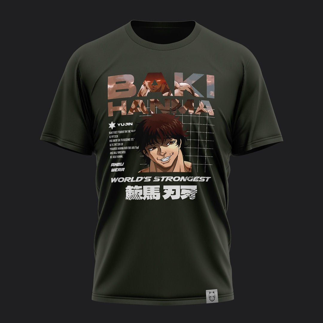 Baki the Grappler P11 Majica - Anbu Clothing Brand Anime garderoba shop