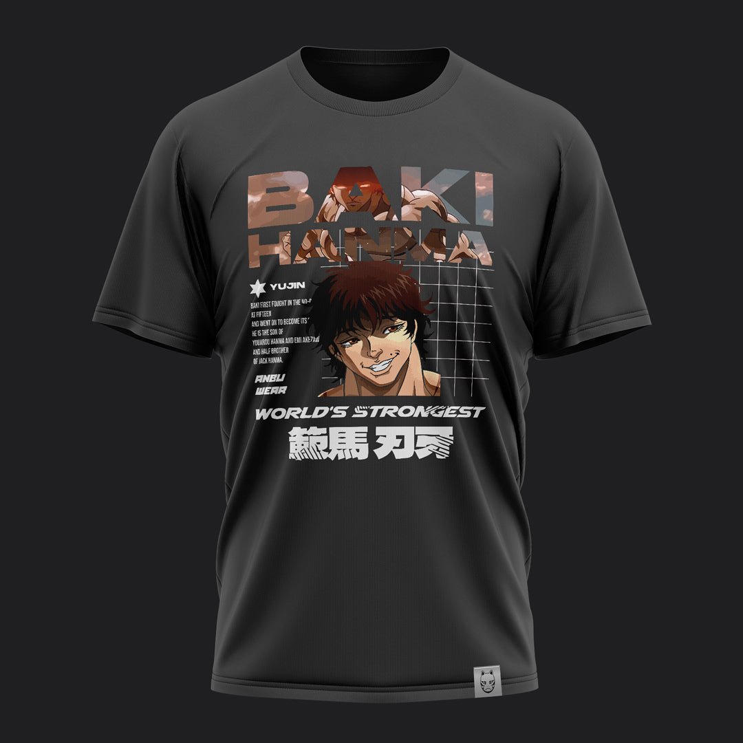 Baki the Grappler P11 Majica - Anbu Clothing Brand Anime garderoba shop