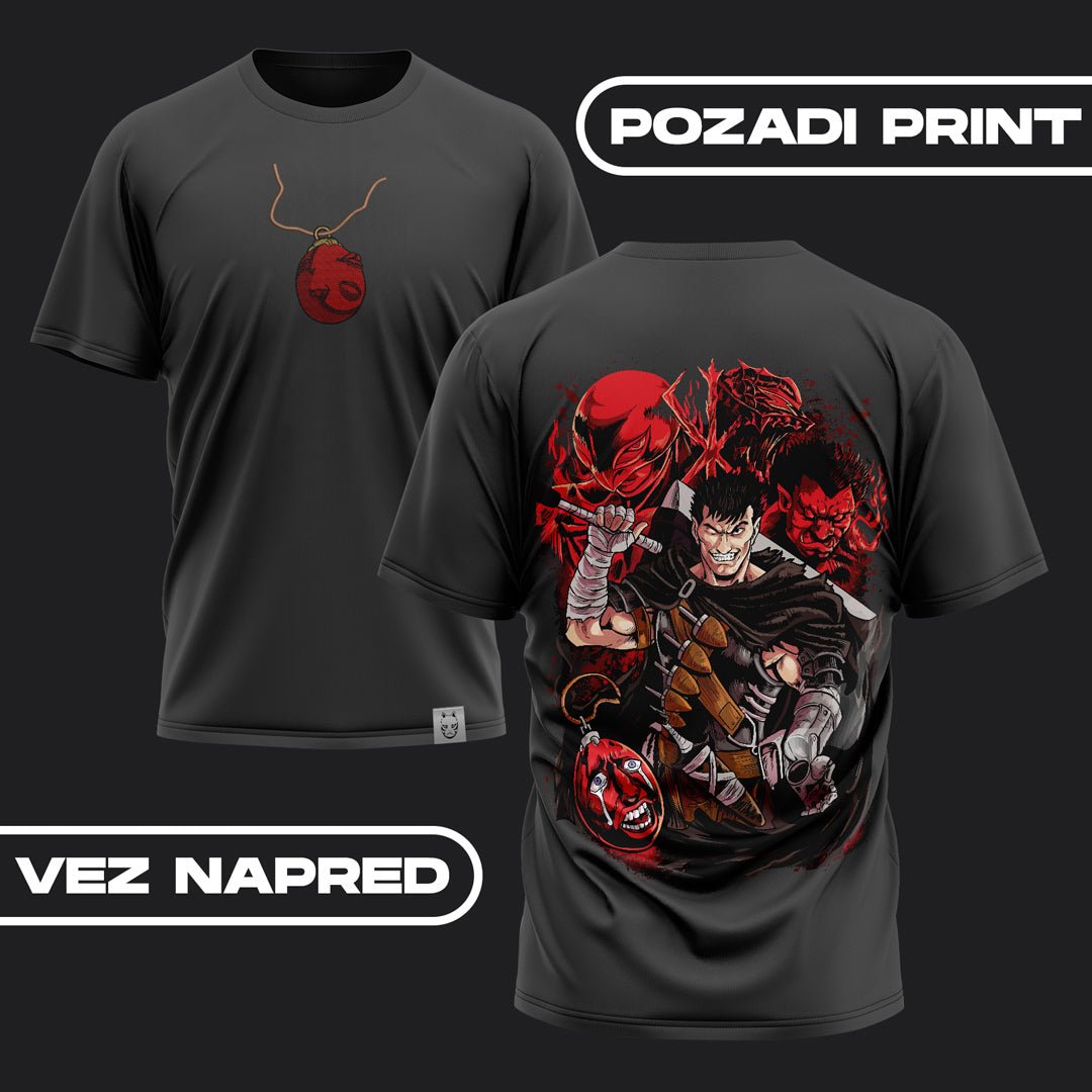 Berserk P23 Vez + Print Majica - Anbu Clothing Brand Anime garderoba shop