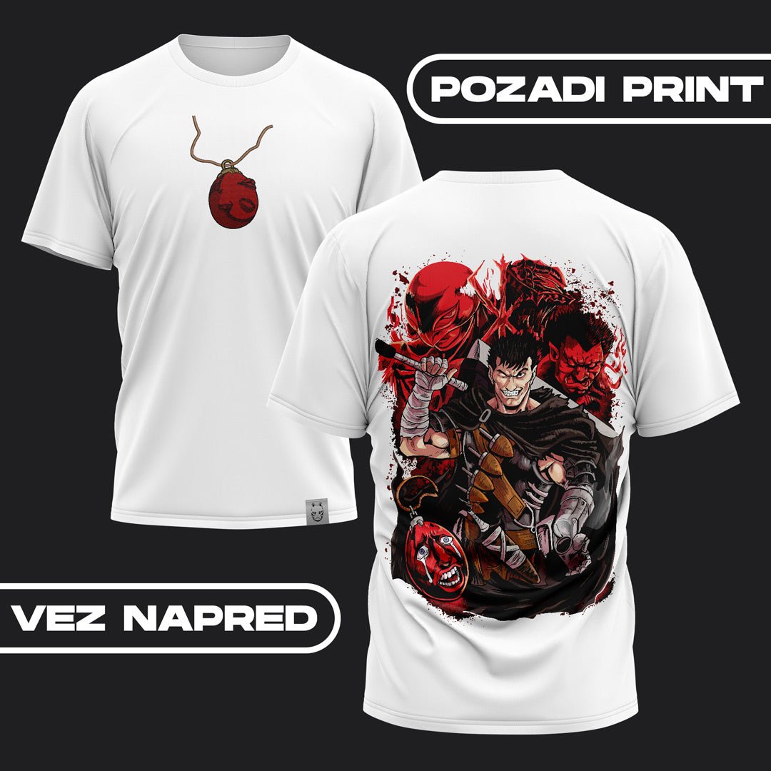 Berserk P23 Vez + Print Majica - Anbu Clothing Brand Anime garderoba shop