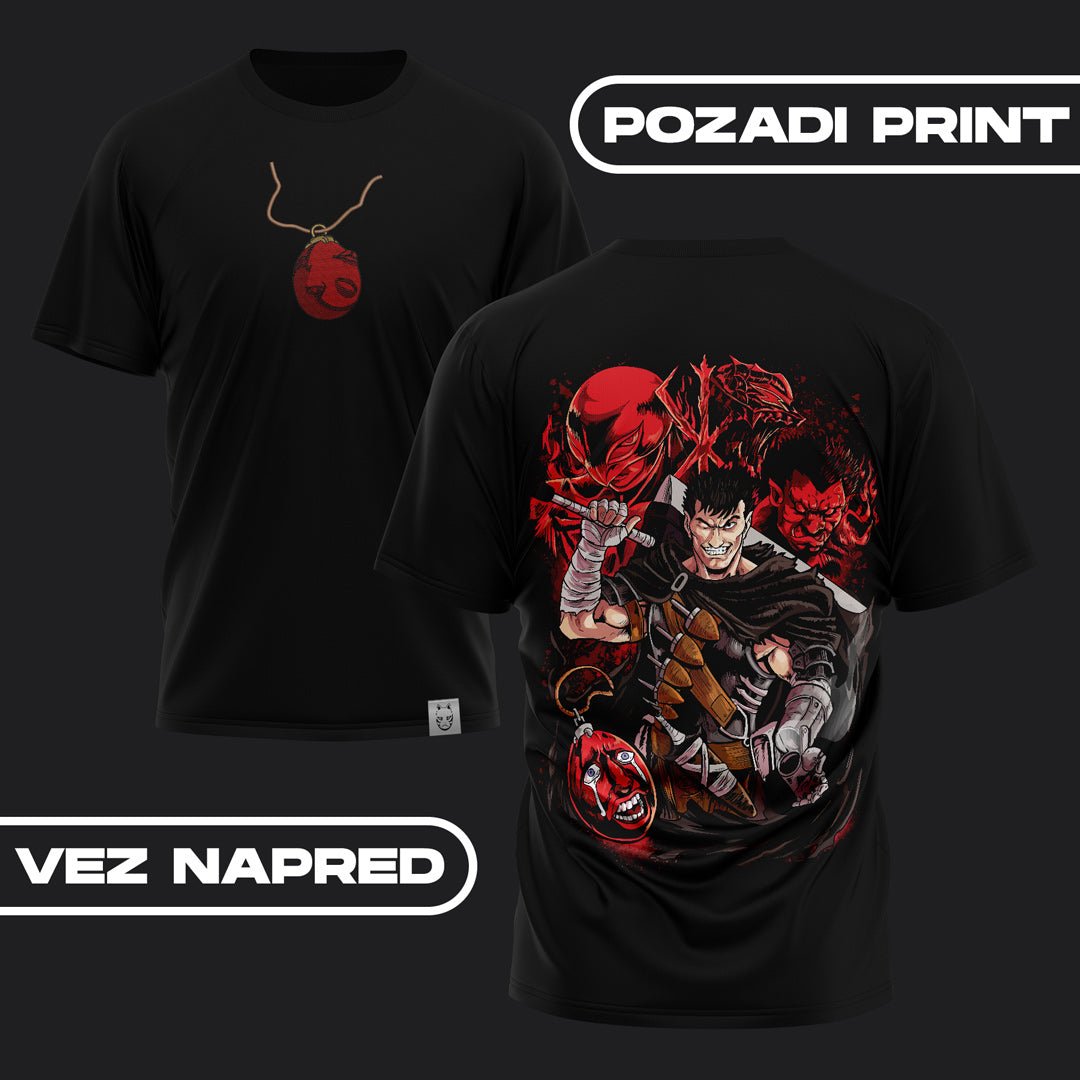 Berserk P23 Vez + Print Majica - Anbu Clothing Brand Anime garderoba shop