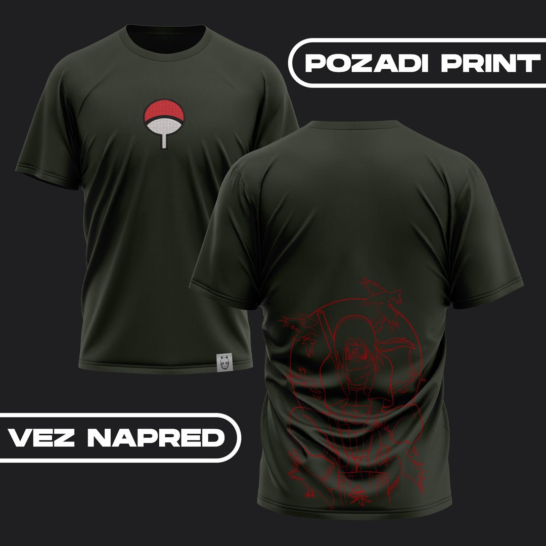 Naruto P108 Vez + Print Majica - Anbu Clothing Brand Anime garderoba shop