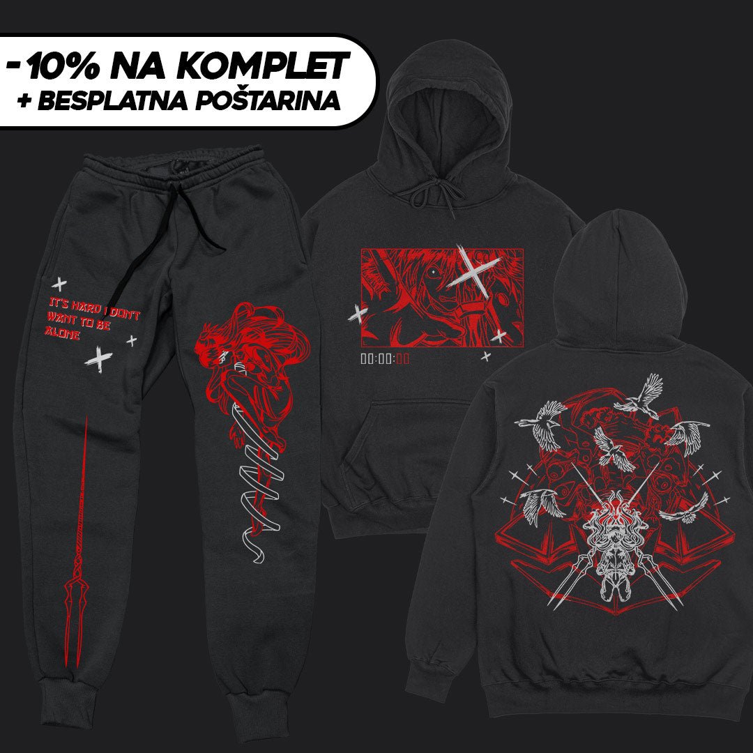 Neon Genesis Evangelion P13 Print Komplet Trenerke - Anbu Clothing Brand Anime garderoba shop