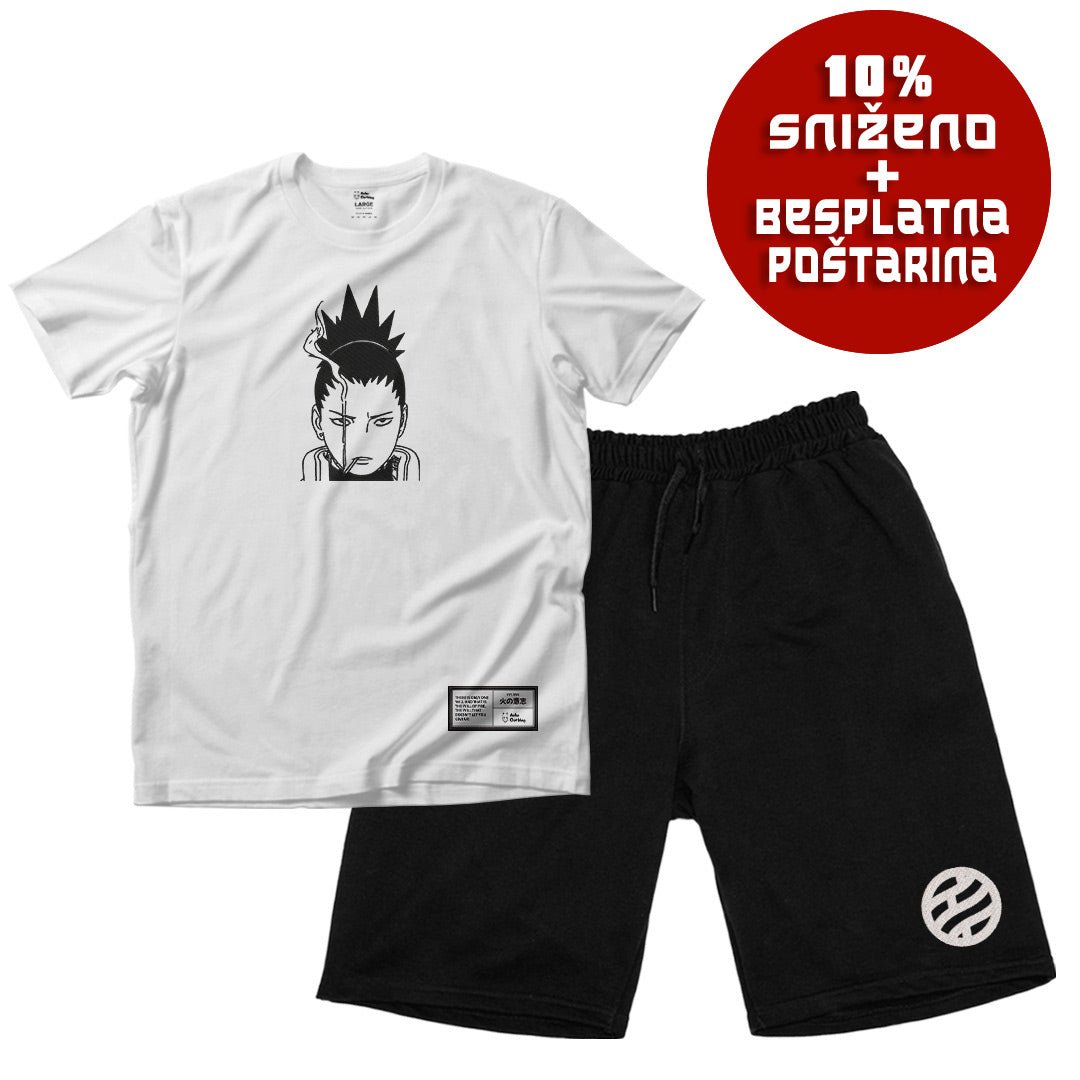 Shikamaru Nara - Majica + Šorc - Anbu Clothing Brand Anime garderoba shop