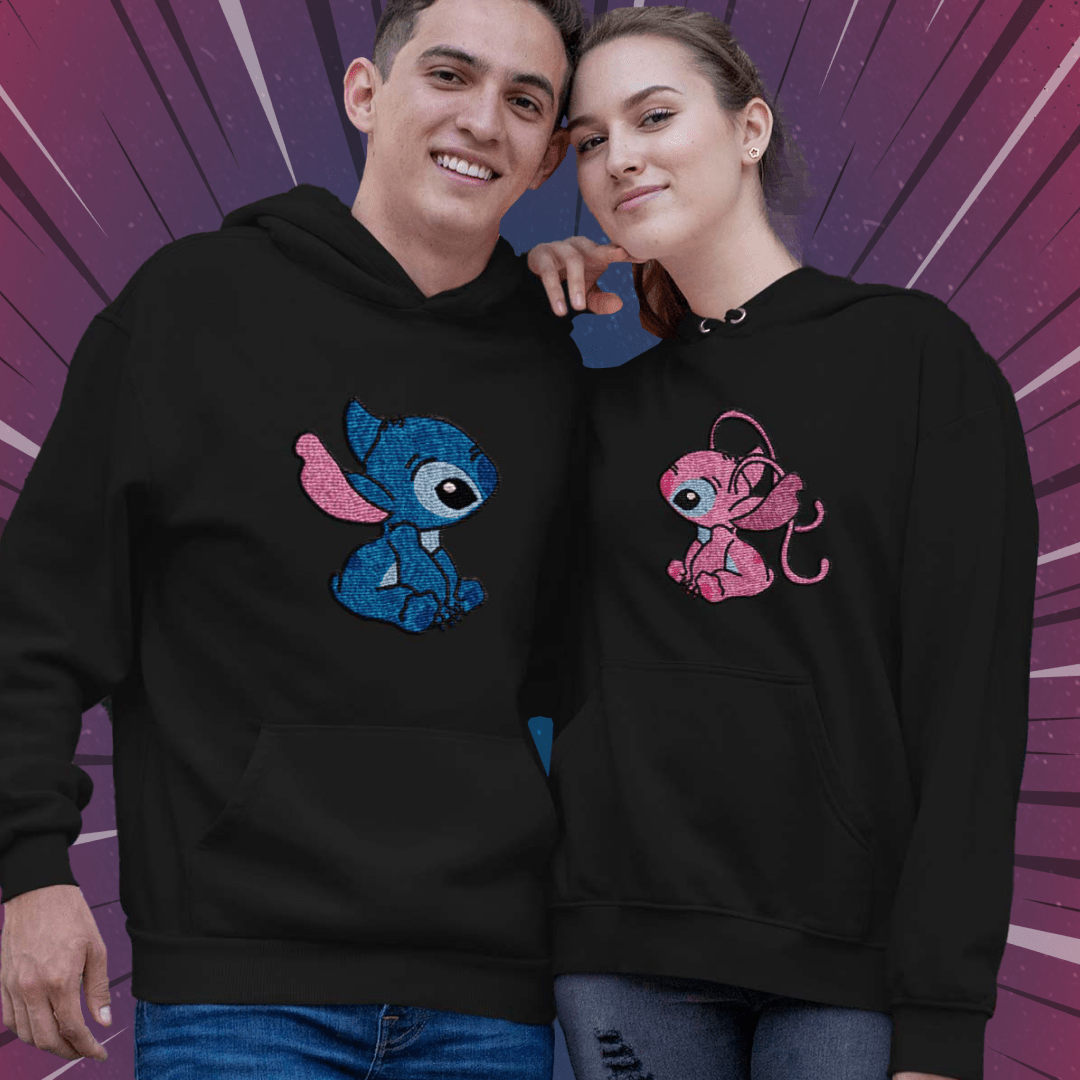 Stitch & Angel Komplet za parove - Anbu Clothing Brand Anime garderoba shop